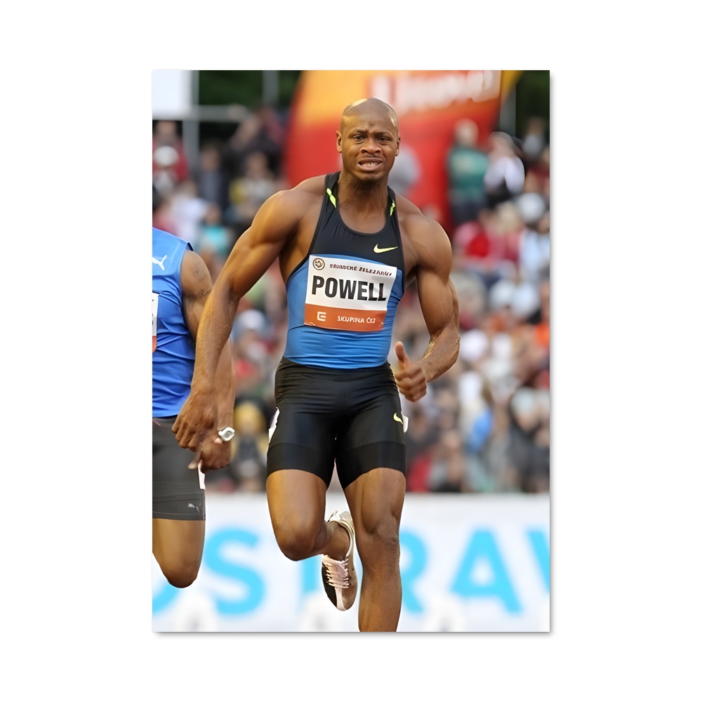 Poster Course d'Asafa – affiche Athlétisme